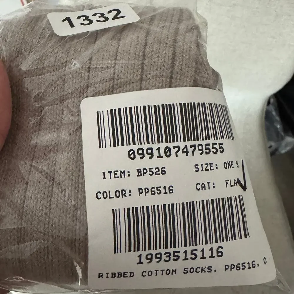 J.Crew Mens Ribbed Socks One Size Gray Brown Cotton Blend Mid Calf Lightweight